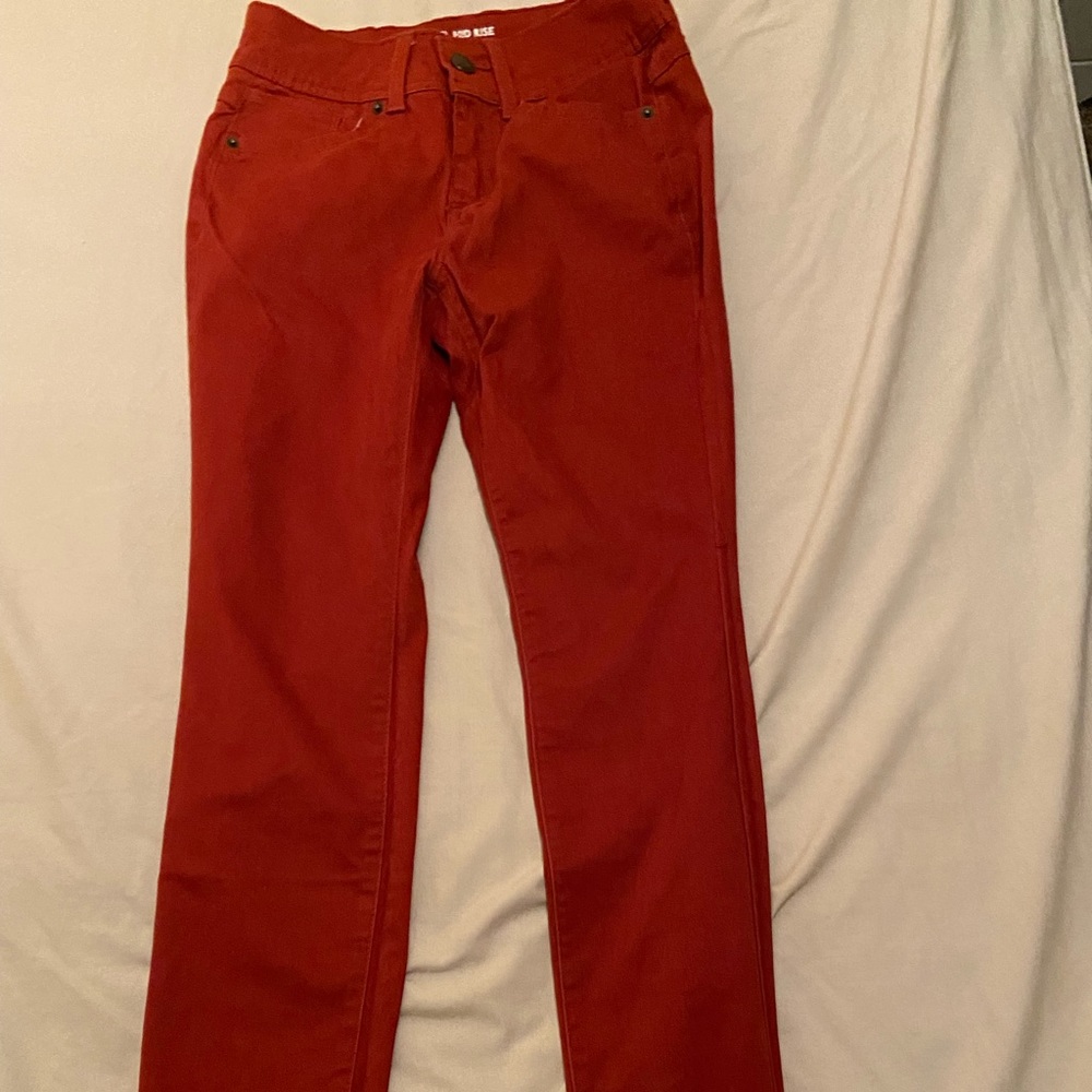 Red Skinny Jeans